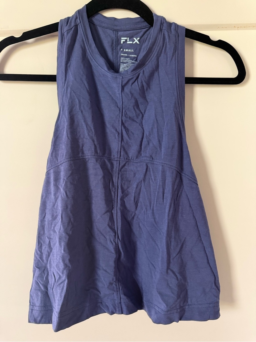 FLX Purple Sleeveless Athletic Tank